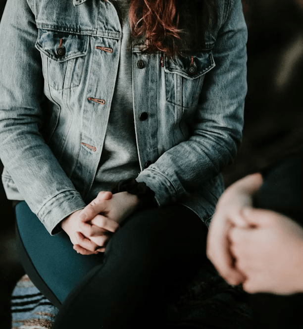 A thoughtful one-on-one wellness conversation