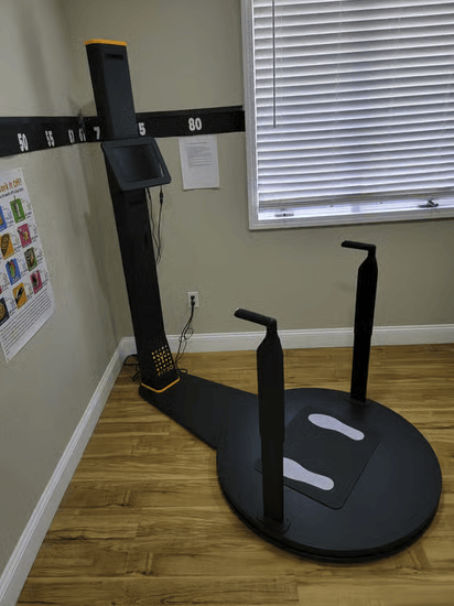Fit3D body scanner available at Finish Line